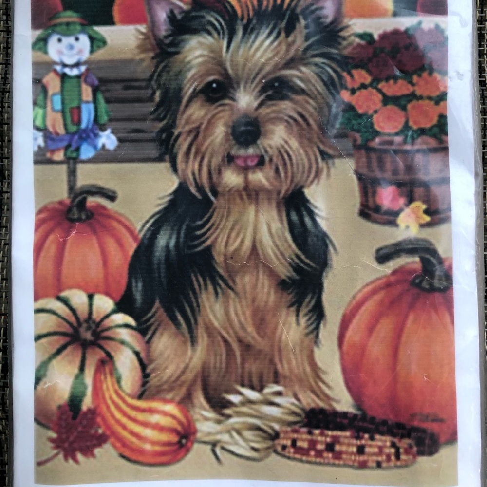 BESTOFBREEDFLAGS”Yorkie”. NWT. DURABLE ADORABLE INDOOR/OUTDOOR FLAG.  28x40